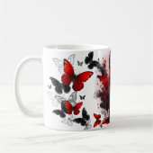 Gothic Schmetterlinge & Lady Fantasy Kaffeetasse (Links)