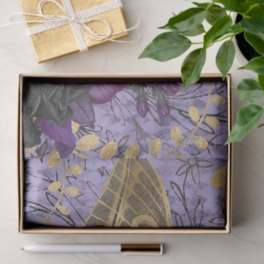 Gothic-Schmetterlingspapier Seidenpapier (Geschenk)