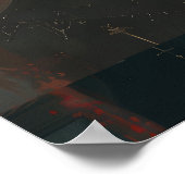 Gothic Schönheitskönigin Kunstprint, Dark Fantasy, Poster (Ecke)