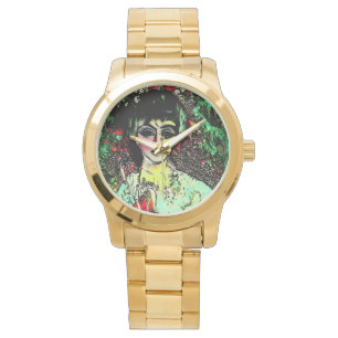 Gothic-Schönheitsporträt Armbanduhr