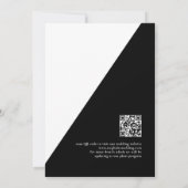 Gothic Schwarz-weiß Till Death Do us Part Probe Einladung (Rückseite)