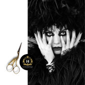 Gothic Schwarz-weißer Vintager Glamour Decoupage Seidenpapier