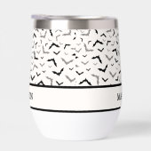 Gothic-Schwarze Hochzeitsfledermaus (Rechts)