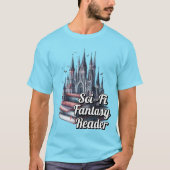 Gothic Sci-Fi Fantasy-Leser T-Shirt (Vorderseite)