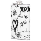 Gothic Seamless Pattern Flachmann (Links)