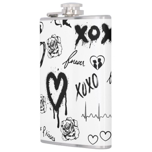 Gothic Seamless Pattern Flachmann (Links)