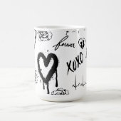 Gothic Seamless Pattern Kaffeetasse (Mittel)