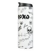 Gothic Seamless Pattern Thermosbecher (Nach rechts gedreht)