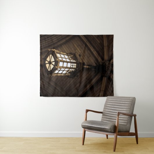 Gothic Sepia Hanging Light Wandteppich (Beispiel (Horizontal))