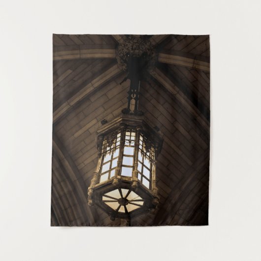 Gothic Sepia Hanging Light Wandteppich (Vorderseite)