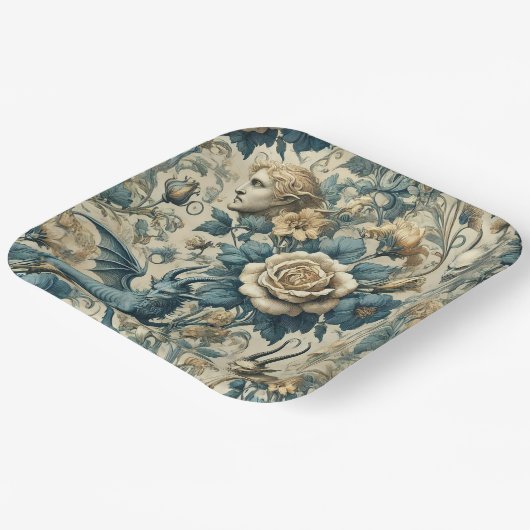 Gothic Serenade – Gothic Victorian Pappteller (Gewinkelt)