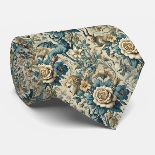 Gothic Serenade - Gothic Viktorianisch Krawatte (Gerollt)