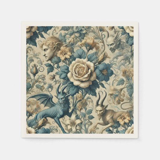 Gothic Serenade - Gothic Viktorianisch Serviette (Vorderseite)