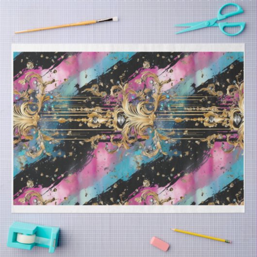 Gothic Shabby Glam A Decoupage Paper Seidenpapier (Basteln)