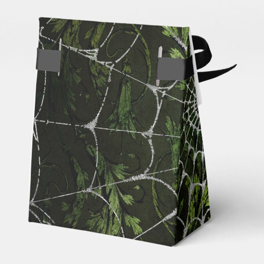 Gothic Silver Web erschüttert Geschenkschachtel (Rückseite)