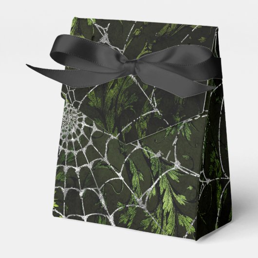 Gothic Silver Web erschüttert Geschenkschachtel (Vorderseite)