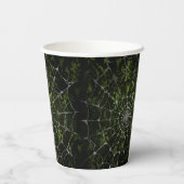 Gothic Silver Web erschüttert Pappbecher (Rückseite)
