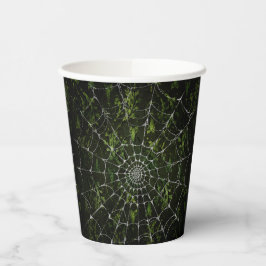 Gothic Silver Web erschüttert Pappbecher
