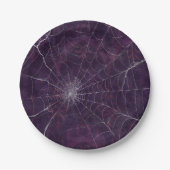 Gothic Silver Web erschüttert Pappteller (Vorderseite)