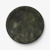 Gothic Silver Web erschüttert Pappteller (Vorderseite)