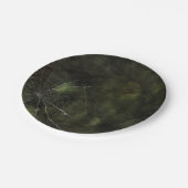 Gothic Silver Web erschüttert Pappteller (Schrägansicht)