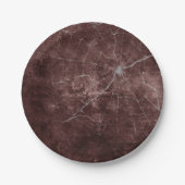 Gothic Silver Web erschüttert Pappteller (Vorderseite)