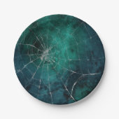 Gothic Silver Web erschüttert Pappteller (Vorderseite)