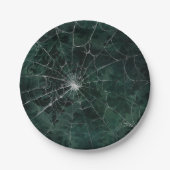 Gothic Silver Web erschüttert Pappteller (Vorderseite)