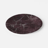 Gothic Silver Web erschüttert Pappteller (Schrägansicht)