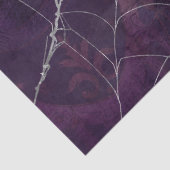 Gothic Silver Web erschüttert Seidenpapier (Detail)