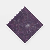 Gothic Silver Web erschüttert Serviette (Ecke)