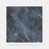 Gothic Silver Web erschüttert Serviette (Vorderseite)