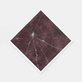 Gothic Silver Web erschüttert Serviette (Ecke)