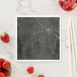 Gothic Silver Web erschüttert Serviette