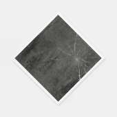 Gothic Silver Web erschüttert Serviette (Ecke)