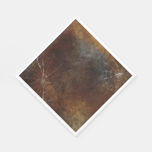 Gothic Silver Web erschüttert Serviette (Ecke)