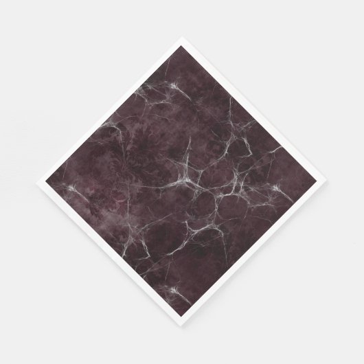 Gothic Silver Web erschüttert Serviette (Ecke)