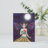 Gothic Sinti und Roma Fairy Postcard von Molly Har Postkarte (Stehend Vorderseite)