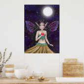 Gothic Sinti und Roma Fairy Poster von Molly Harri (Küche)