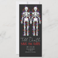 Gothic Skeleton bis zum Tod Save the Date