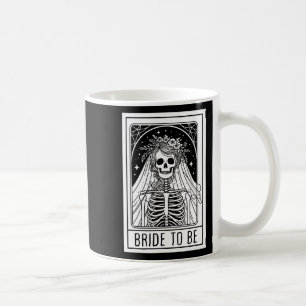 Gothic Skeleton Braut Tarotkarte Junggesellinnenab Kaffeetasse