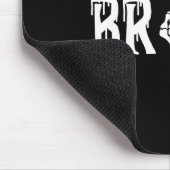 Gothic Skeleton Bride Wedding Just Married Spooky Mousepad (Ecke)