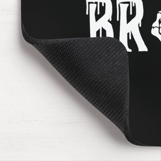 Gothic Skeleton Bride Wedding Just Married Spooky Mousepad (Ecke)