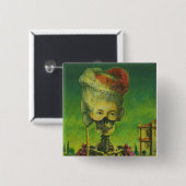 Gothic Skeleton Button (Vorne & Hinten)