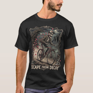 Gothic Skeleton Fahrrad Makaber T-Shirt