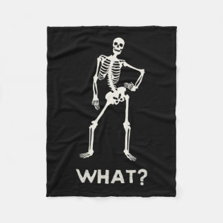 Gothic Skeleton für Teen Girls Boys Halloween Funn Fleecedecke