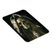 Gothic Skeleton Ghost Flexible Magnet (Rechte Seite)