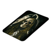 Gothic Skeleton Ghost Flexible Magnet (Linke Seite)