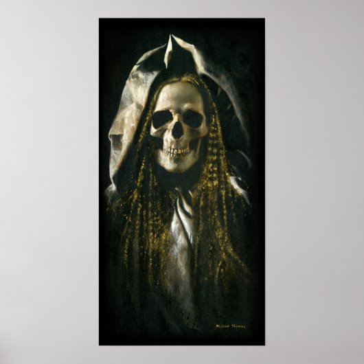 Gothic Skeleton Ghost Poster (Vorne)