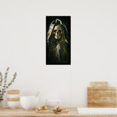 Gothic Skeleton Ghost Poster (Küche)